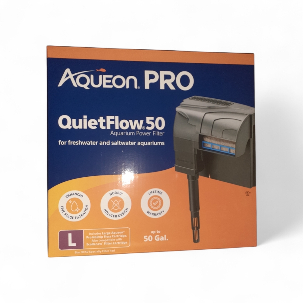 Aqueon QuietFlow 50 Aquarium Power Filter